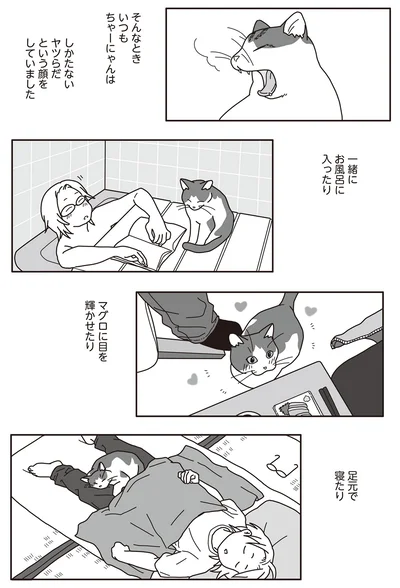 しかたないヤツらだ　という顔をしていました