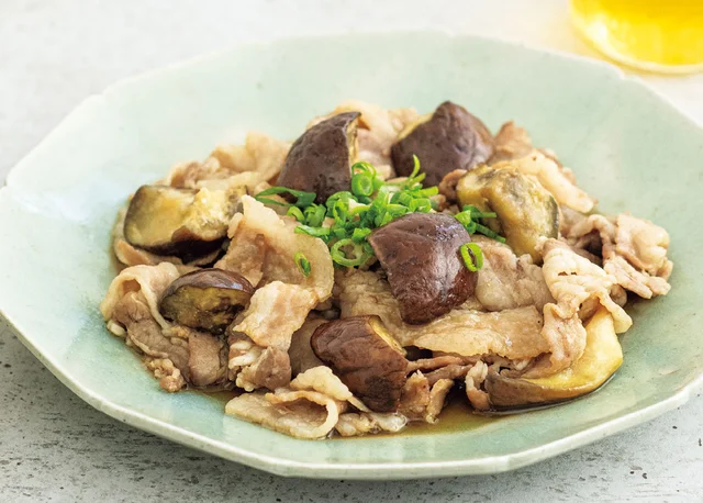 レンチンでメインのおかずが完成「なすと豚バラの中華炒め」