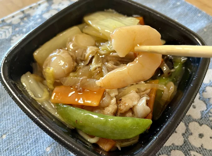 「海鮮中華あんかけ麺」(820円)