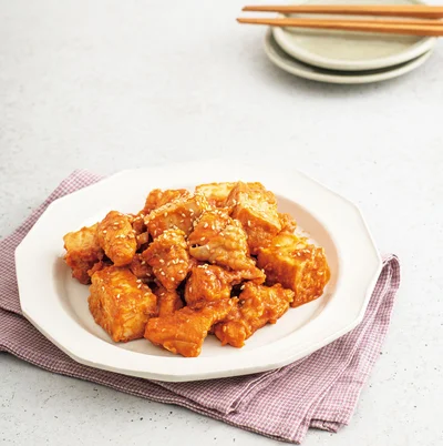 「鶏むねヤンニョム」