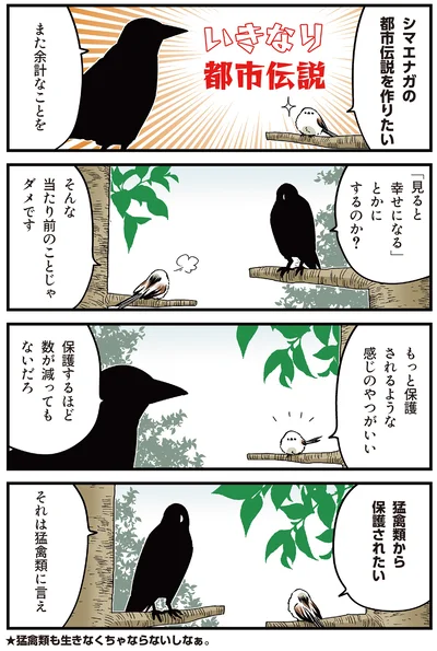 『永久機関シマエナガ－シマエナガとカラスさん－よんはいめっ！』より