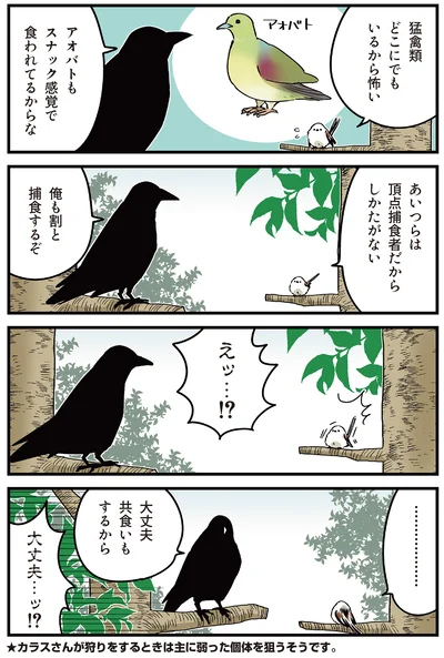 共食いもするから