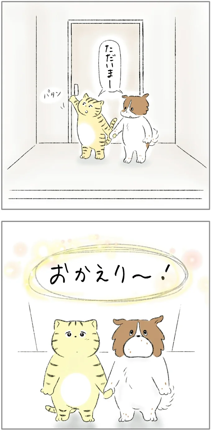 『ターとアグのしあわせ日和 元ノラ猫と元保護犬、ふたりは親友』より