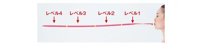 4段階の目印つき
