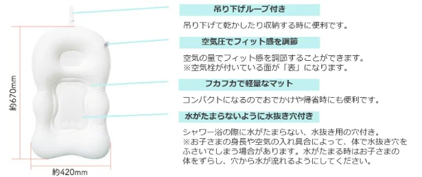 助産師さんと考えた 寝かせて洗えるやわらかマット