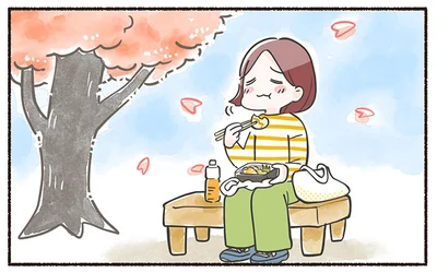 「海鮮天丼」をゲットしてお外ランチ