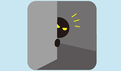 死角になる場所は警戒