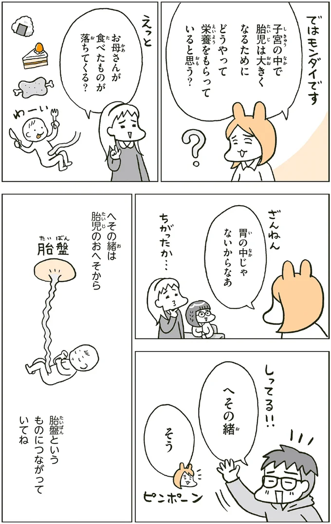 どうやって栄養をもらっていると思う？