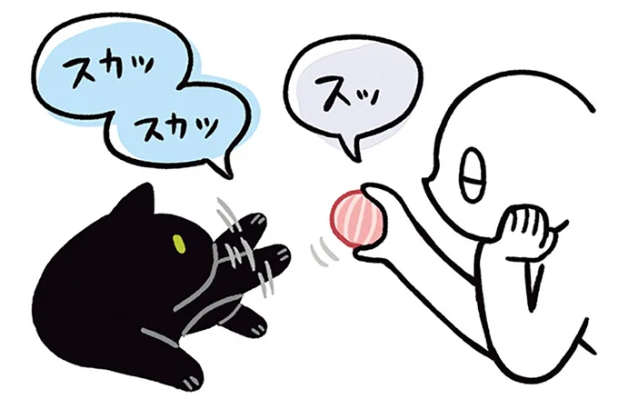 スカッスカッ
