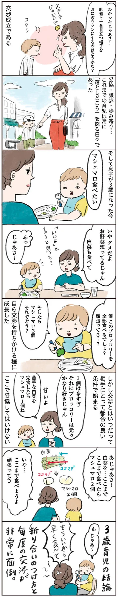 自から交渉を持ちかける程に成長した