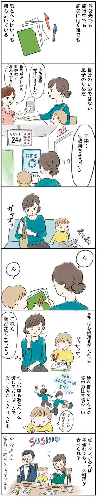 息子はお絵描きが大好きだ