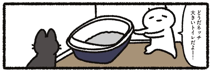 大きいトイレを買ってみるも