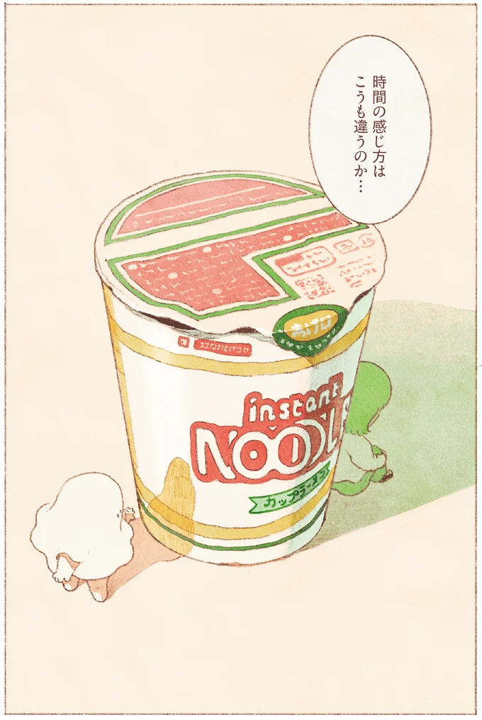 時間の感じ方はこうも違うのか…