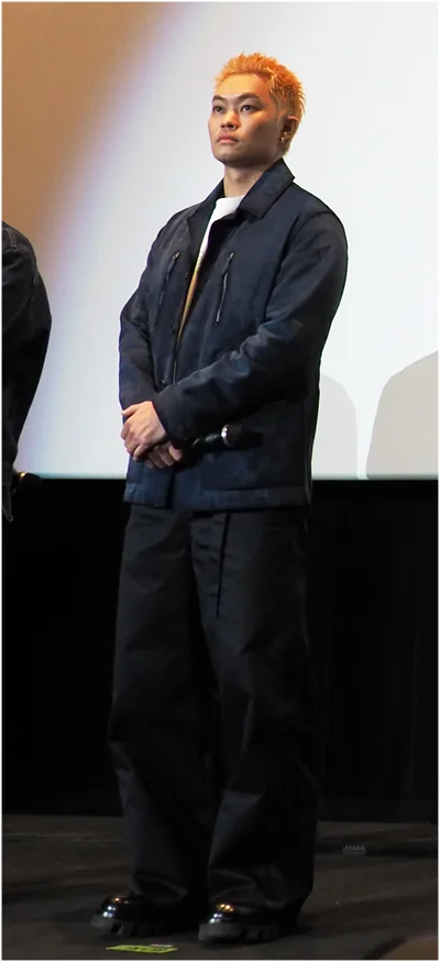  劇中では日本刀を使ったアクションを披露するトニー・ウー（胡子彤）氏。