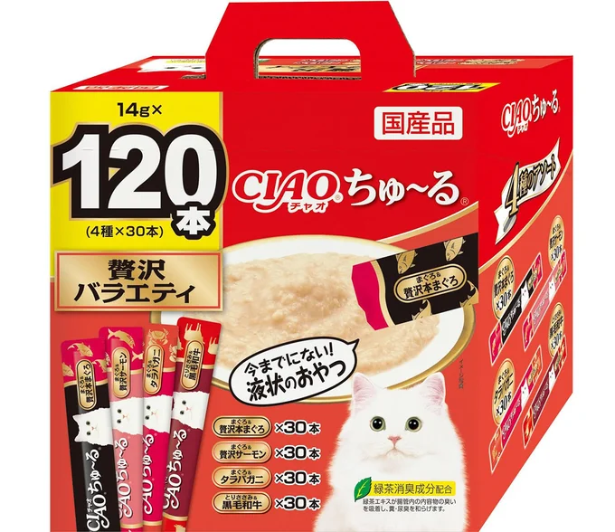 チャオ(CIAO)ちゅ～る贅沢バラエティ120本