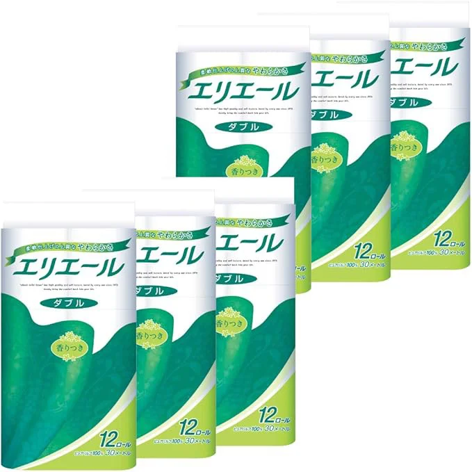 エリエール トイレットペーパー 30m×72ロール(12ロール×6パック) ダブル