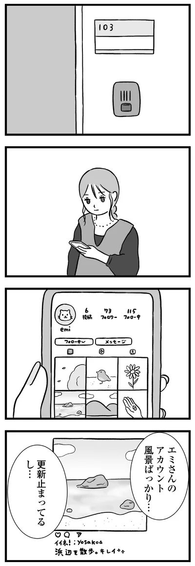 エミさんのアカウント風景ばっかり...