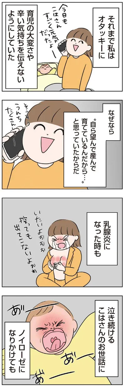 自ら望んで産んで育てているんだから…
