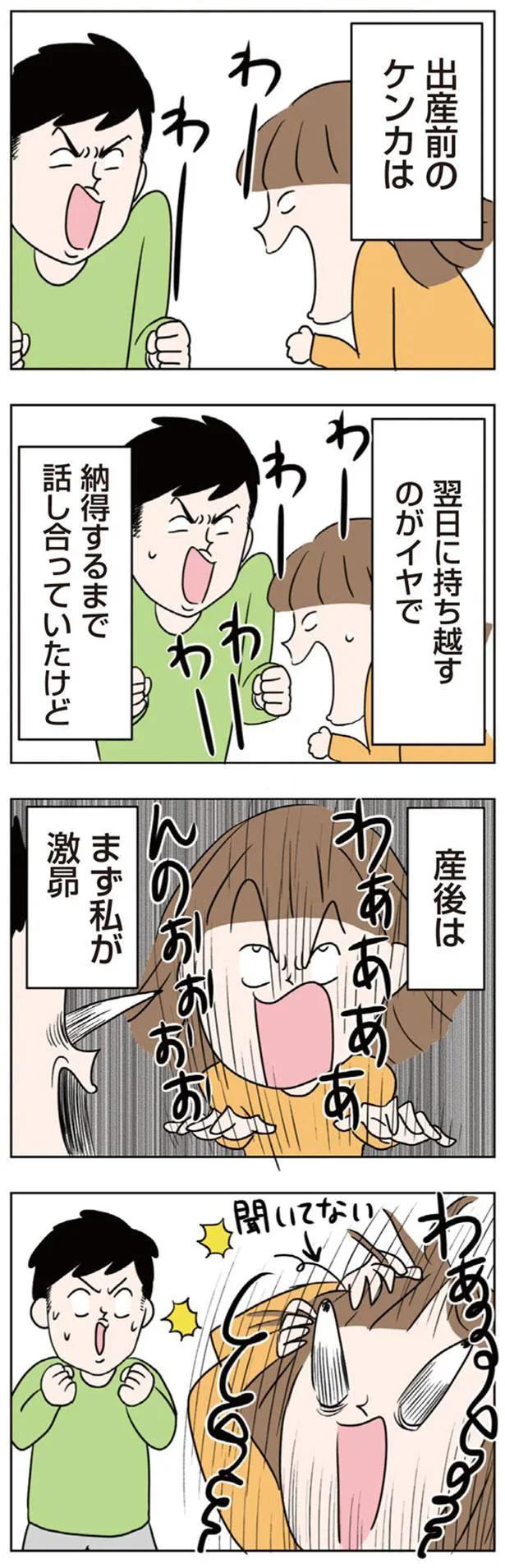 まず私が激昂