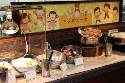 キッズコーナー。お子さんも楽しめます！