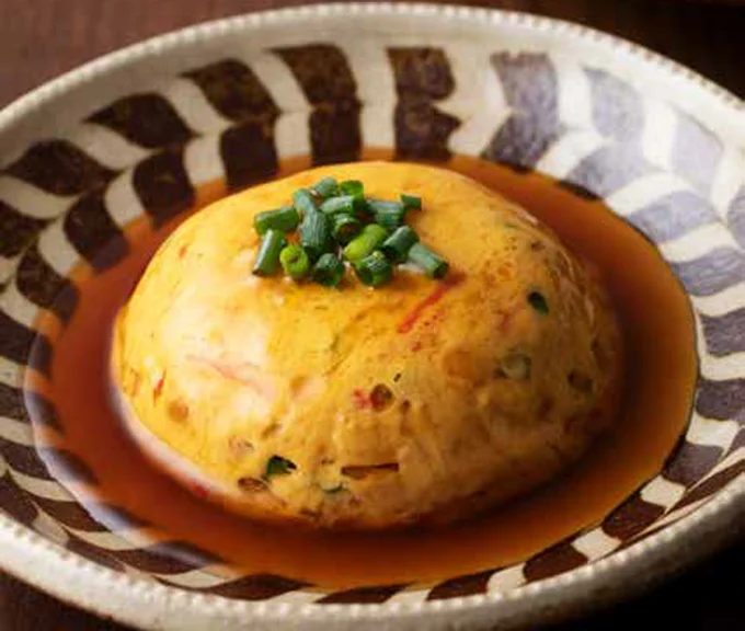 あんかけ豆卵