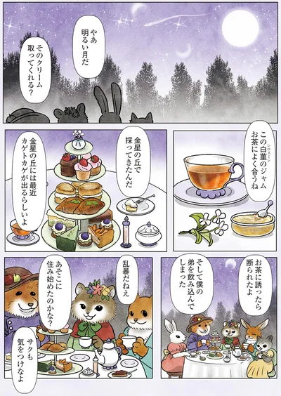 やあ明るい月だ