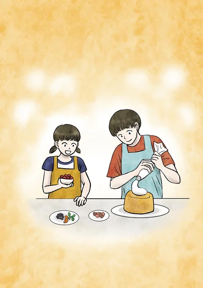 おやつを一緒につくろっか