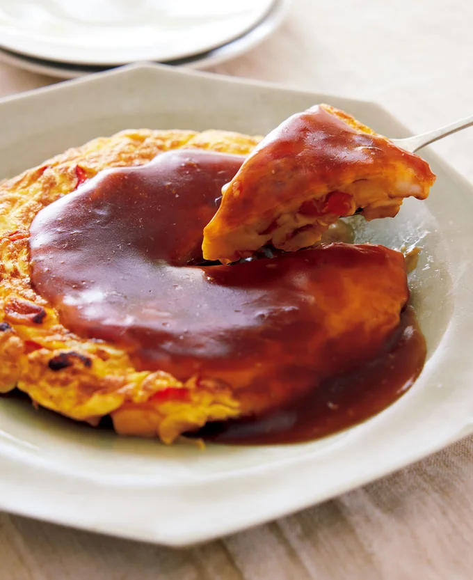 はんぺんのかに玉風