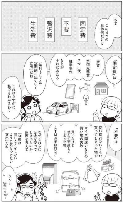 『物事を「いる・いらない」に分けただけで、貯金ゼロから「貯められる人」になりました』より
