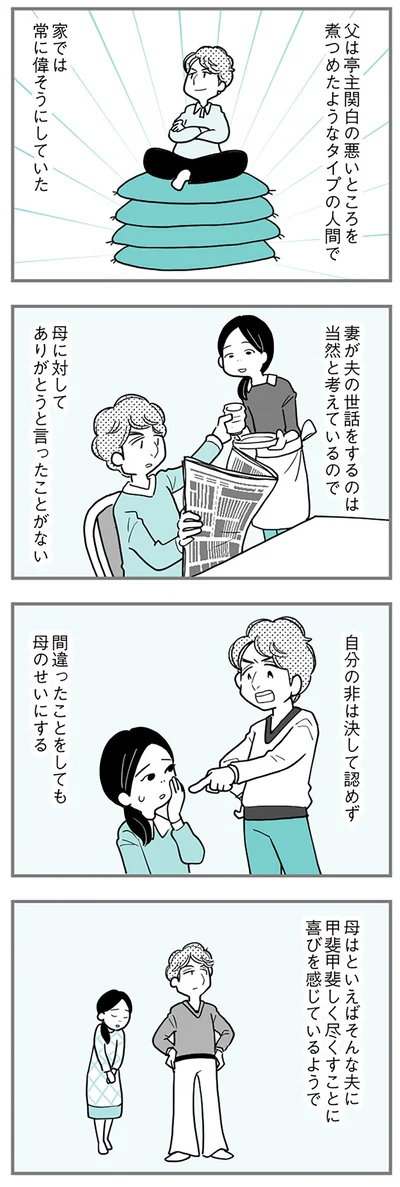 亭主関白の悪いところを煮つめたタイプ
