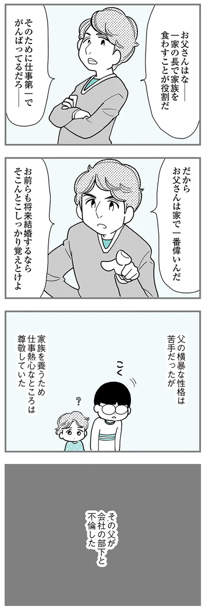 父が会社の部下と不倫した