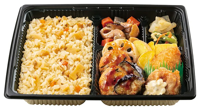 幕の内弁当やセパレートタイプのお弁当の白米を+150円で変更できます