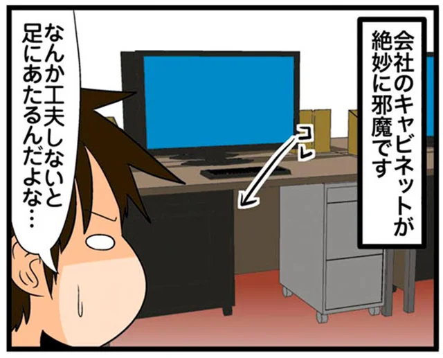 デスク下に置くと邪魔なワゴン。オフィスのどこに置くのが正解？／理系の人々6（4）