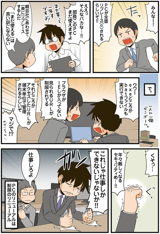 これじゃ仕事しかできないじゃないか！！