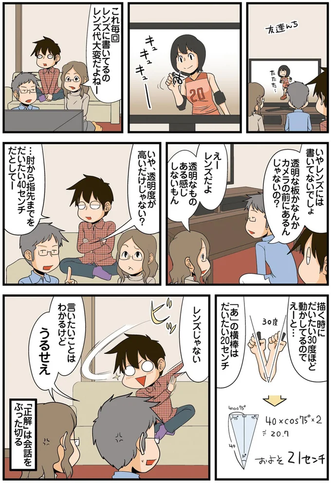 レンズには書いてないでしょ