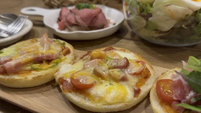 食感がピザの生地にぴったり