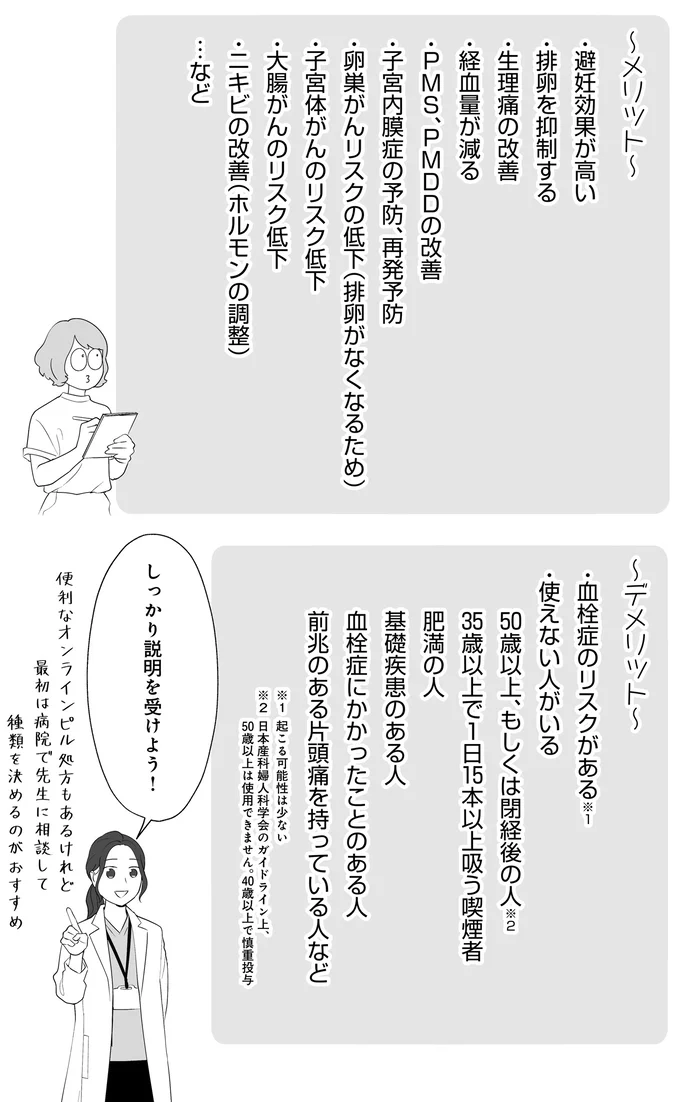 『産婦人科医に聞く わたしとカラダの選択肢』より