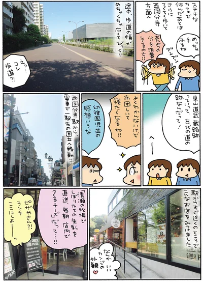 西国分寺方面へ