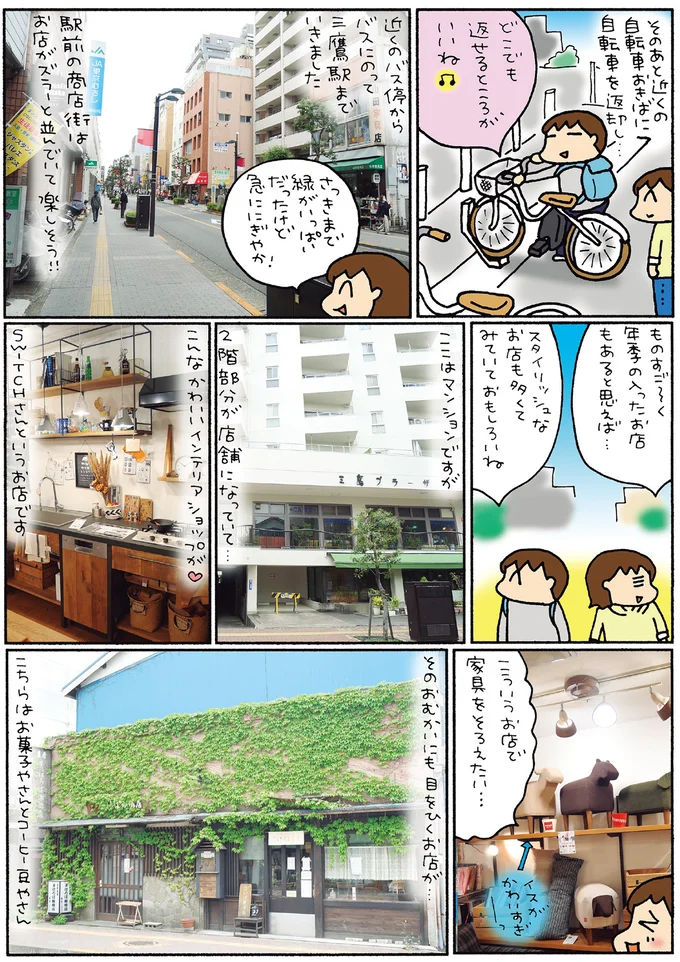 三鷹駅までいきました