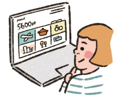 クレジットカードやポイントサイトの利用でためたポイントを交換して増やす