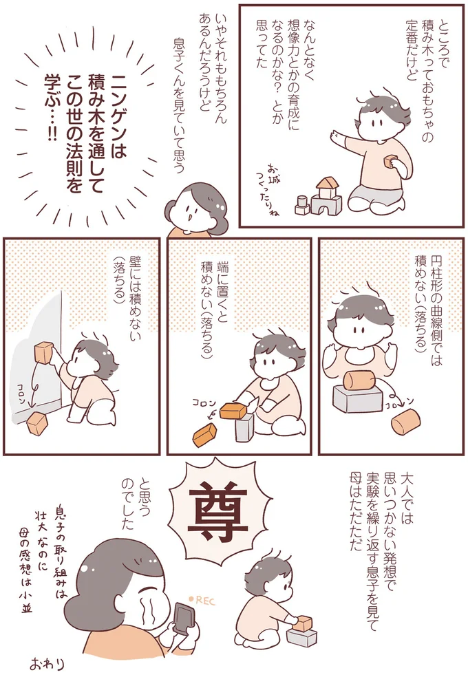積み木っておもちゃの定番だけど
