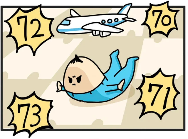 今日もおつかれ！飛行機ポーズで体を鍛える赤ちゃん