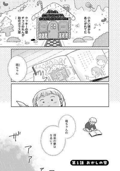 小さい頃からあこがれてたおかしの家