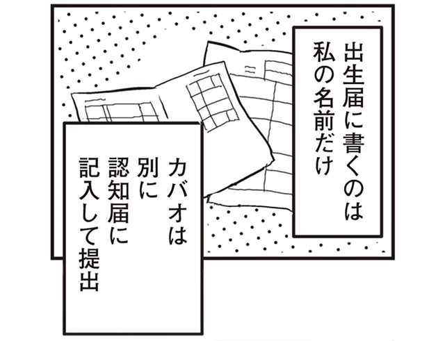 出生届に彼の名前を記入できない？ 籍を入れられないままの出産の現実／臨月に自分がシタ側だと判明いたしました（5）