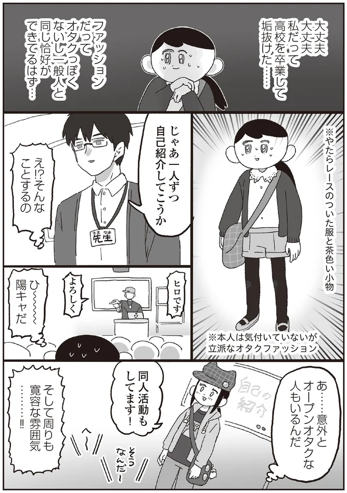 一般人と同じ格好ができてるはず…