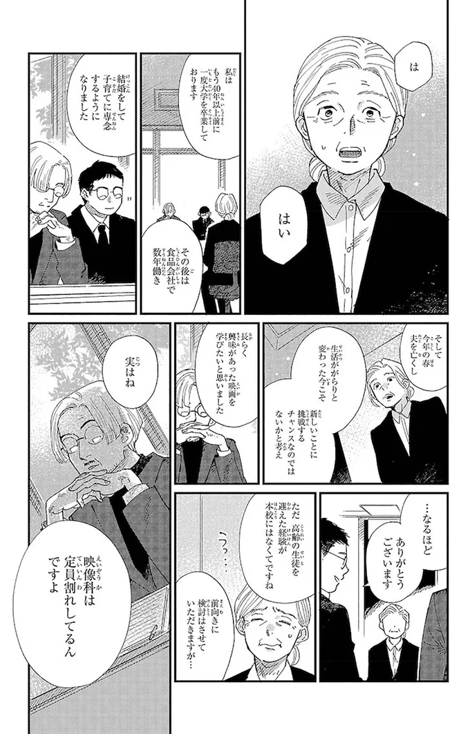 長らく興味があった映画を学びたいと思いました