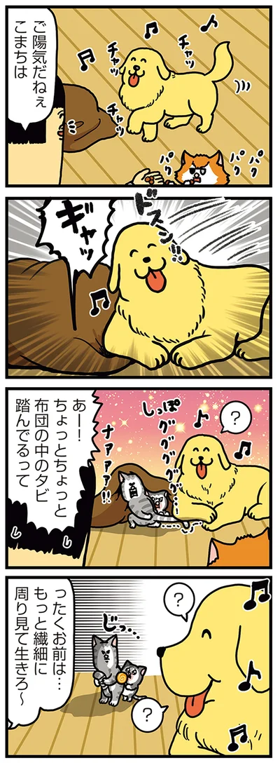 もっと繊細に周り見て生きろ～