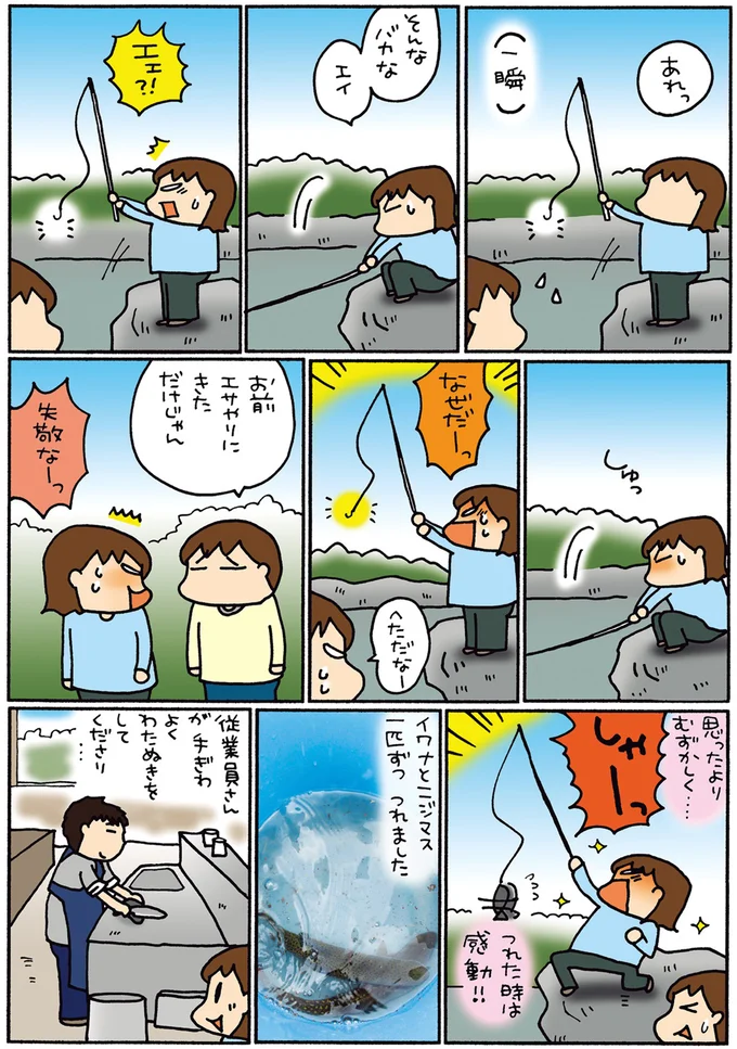 お前エサやりにきただけじゃん