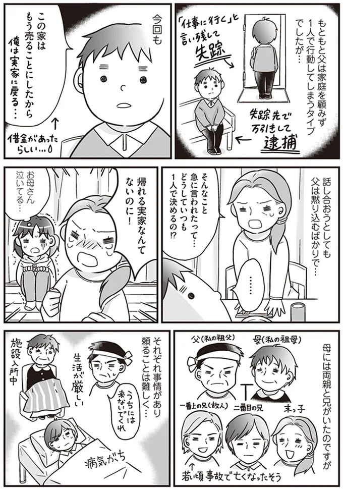 帰れる実家なんてないのに！