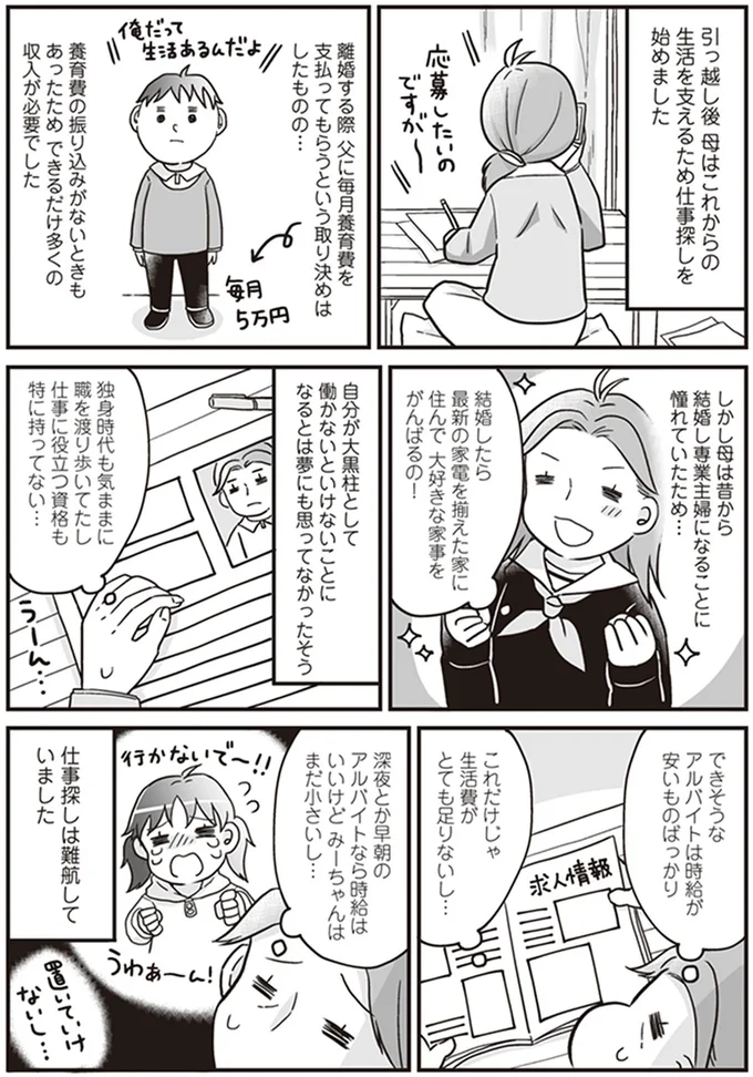 仕事探しは難航していました